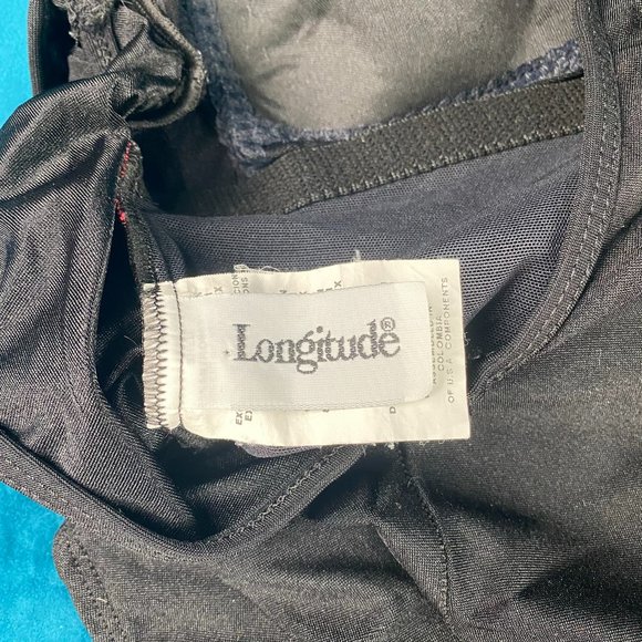 Vtg Longitude Shine Bright 4 Fold 1 Piece Swimsuit - Picture 8 of 9